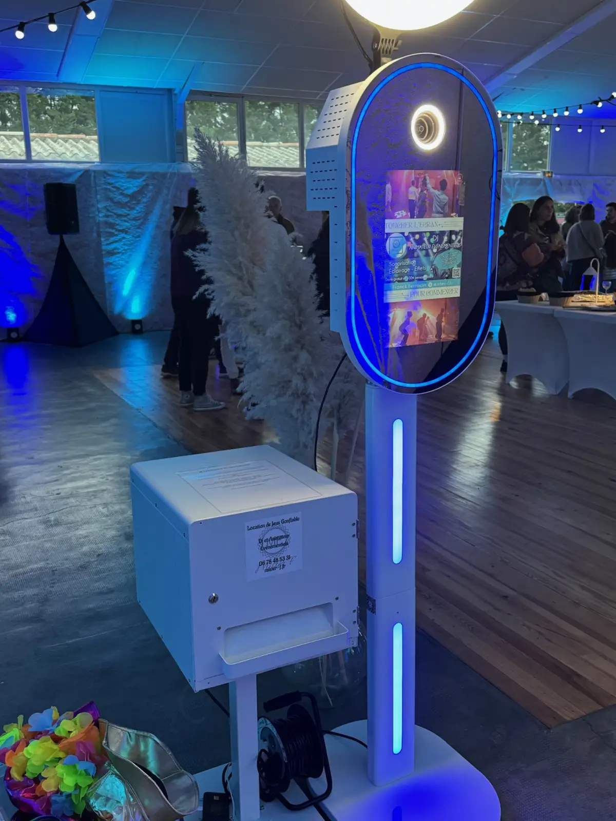 Capturez l'instant avec notre borne photo interactive